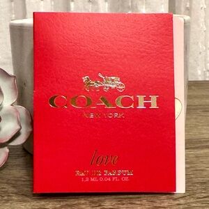 NEW Coach New York LOVE EDP Fragrance Spray Sample 1.2ml/0.04oz